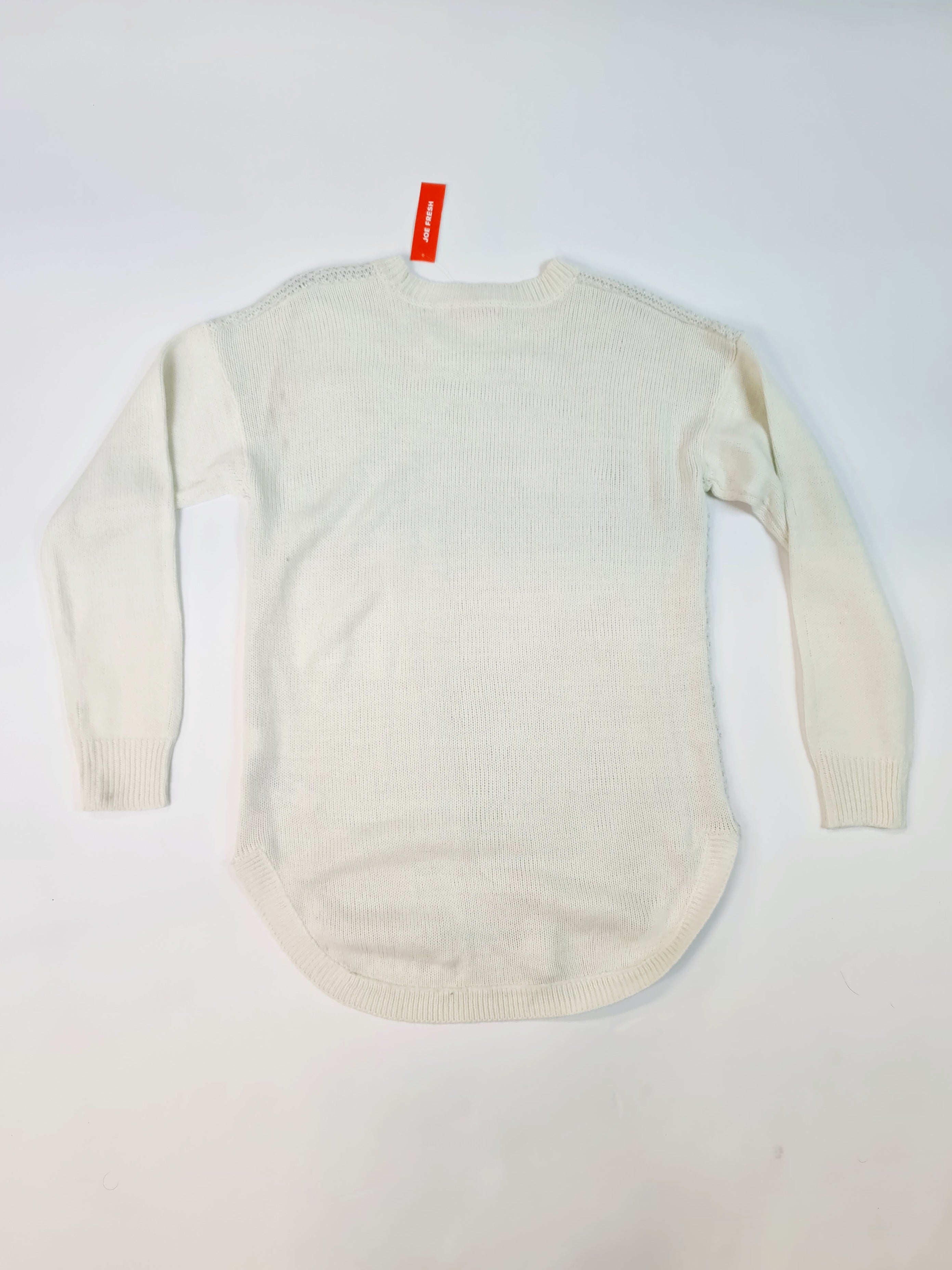 Suéter marca Jeo Fresh - (Talla: M) Blanco