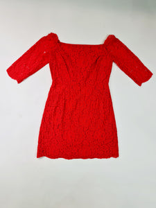 Vestido Formal Corto, Marciano - Rojo