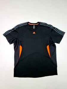 T-Shirt Deportivo, Adidas - Negro/Naranja