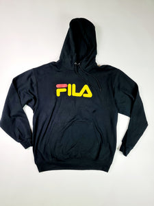 Suéter marca FILA - (Talla: L/G) Negro