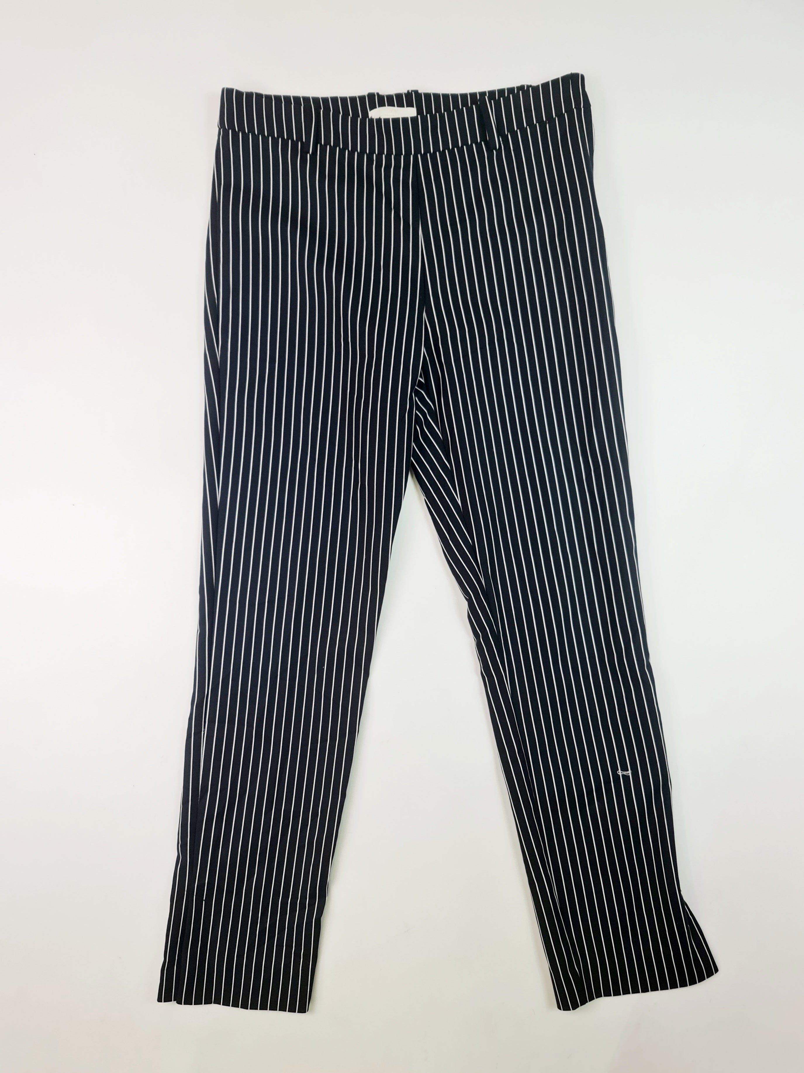 Pantalon, H&M - Negro/Blanco (Talla: 8)
