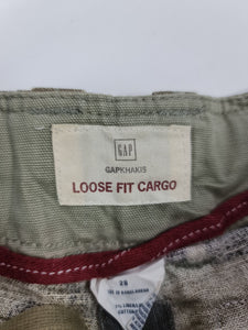 Short loose it cargo marca GAP - (Talla: 28) CAMO