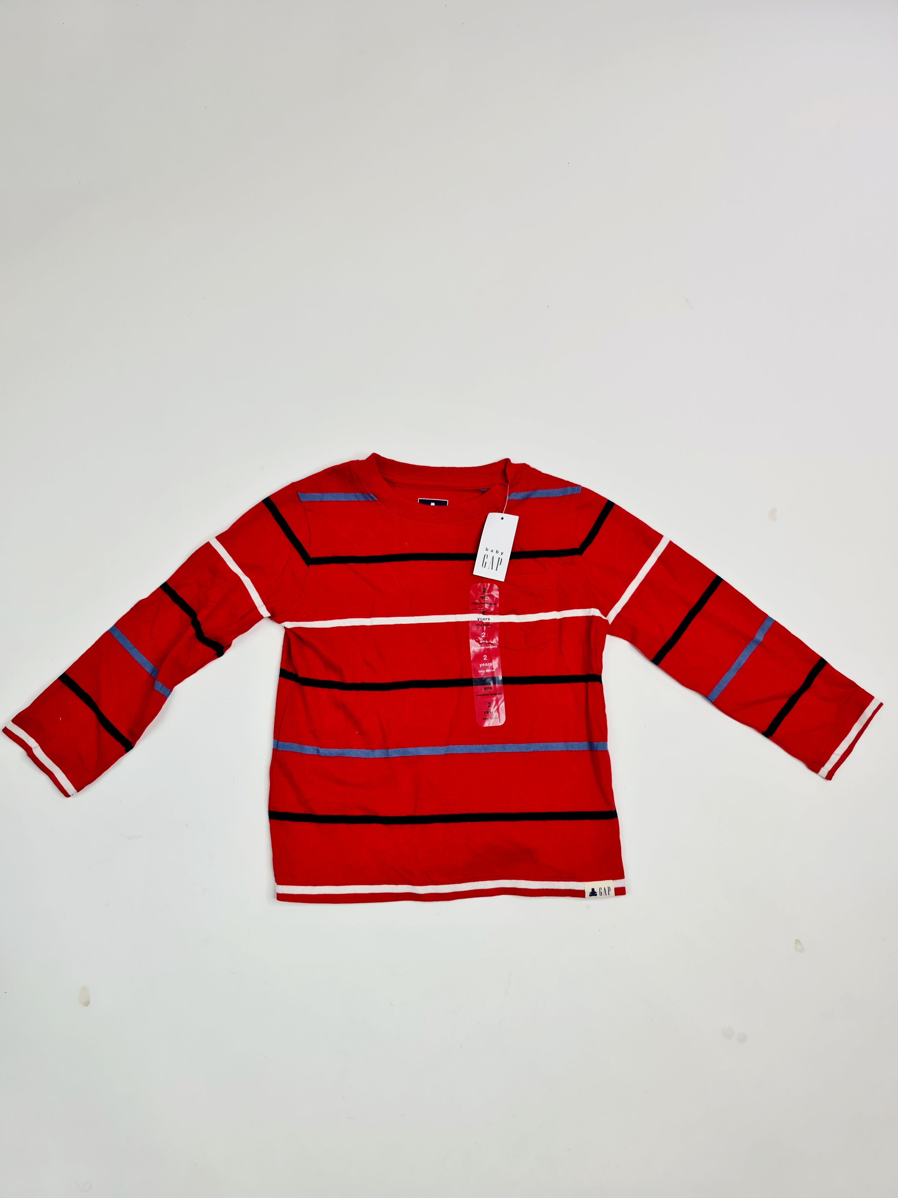 Suéter niño rojo, maca GAP, talla 2 años
