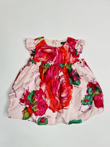 Vestido marca babyGap para bebé 6-12 meses flores