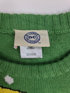 Suéter Navideño marca DC COMICS - (Talla: L/G) Verdes