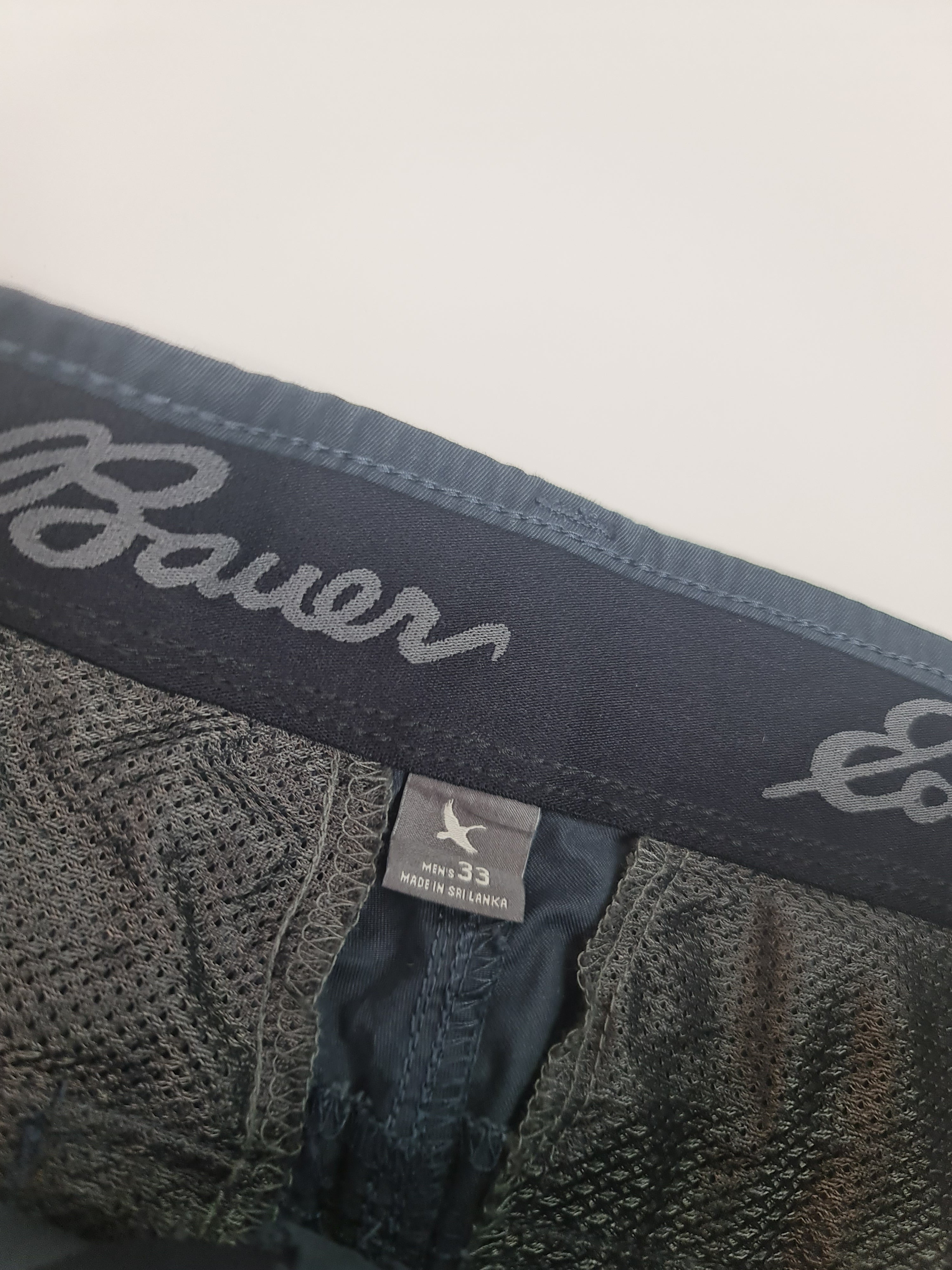 Pantalones corto marca Eddie Bauer - (Talla: 33) Azul Oscuro
