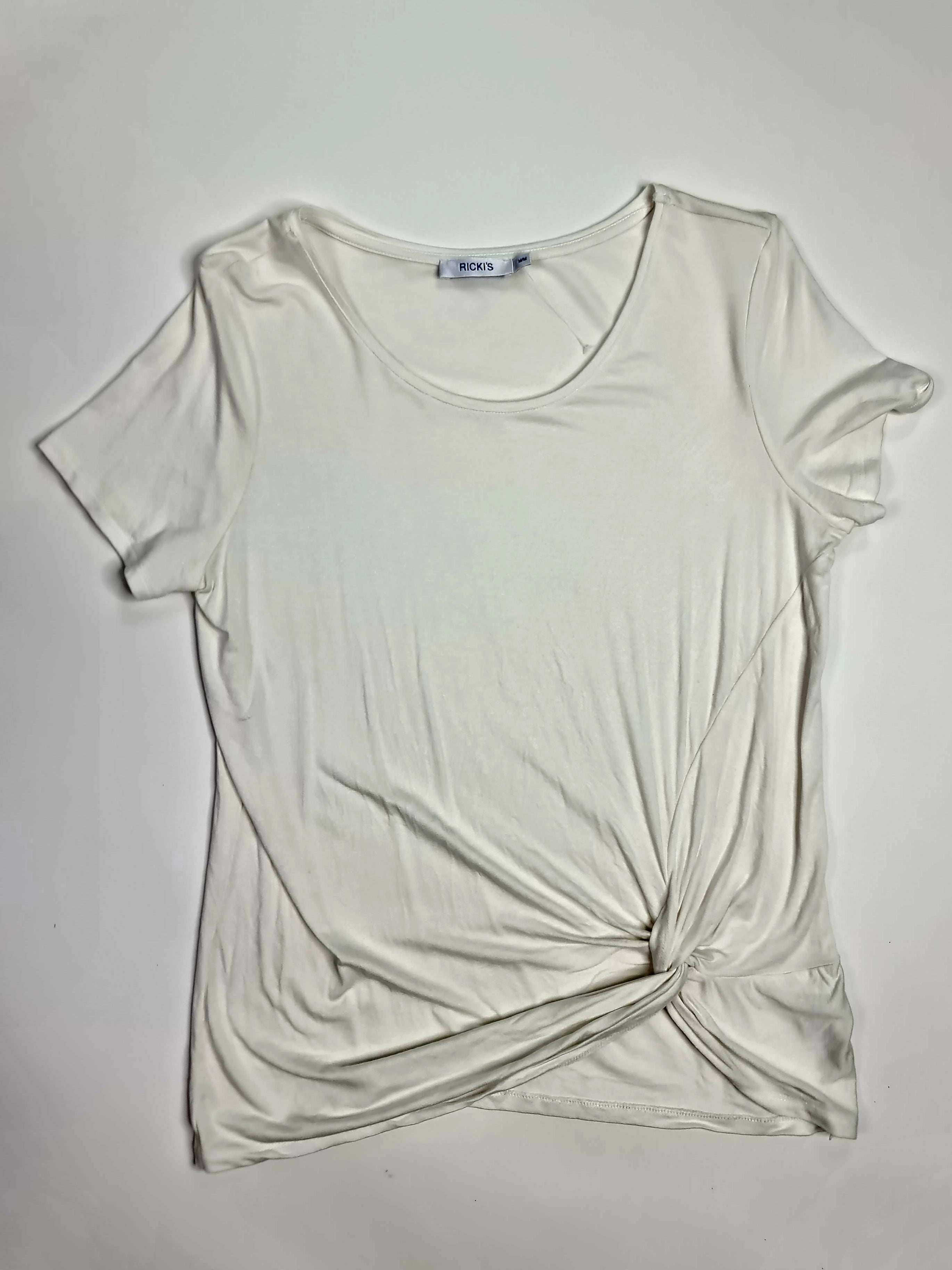 T-Shirt marca Ricki's  - (Talla: S/P) Blanca