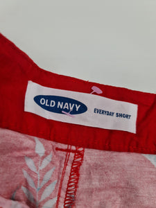 Pantalon corto marca Old Navy - (Talla: 6) Rojo
