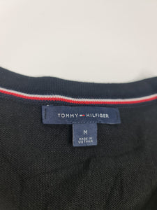 Suéter marca Tommy Hilfiger - (Talla: L/G) Negro