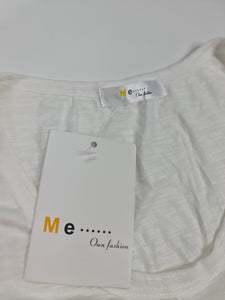 T-Shirt marca Own Fashion - (Talla: M) Blanco