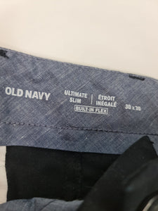 Pantalon de hombre marca Old Navy - (Talla: 30x 30) Negro